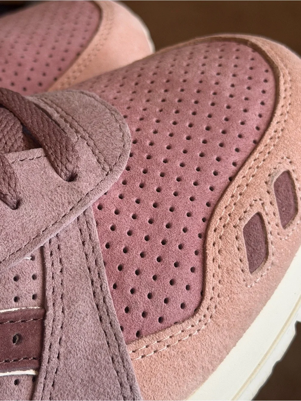Asics suede upper